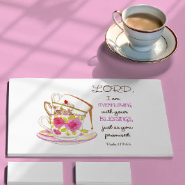 Tea Kopp överflödigt med dina välsignelser Vykort
