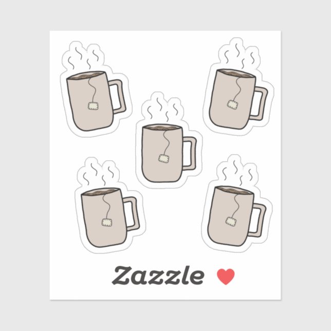 Tea Kopp - Stationery Sticker Lakan Klistermärken (Ark)