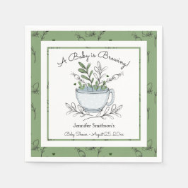 Tea Kopp Tea Party Baby Shower Napkins Pappersservett