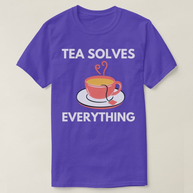 Tea löser allt 55 t shirt (Design framsida)