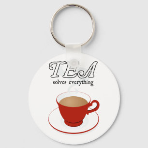 Tea löser allt nyckelring