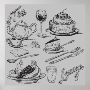 Tea Lounge Poster