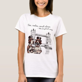 Tea, lugn och klass - den engelska vägen t shirt