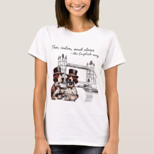 Tea, lugn och klass - den engelska vägen t shirt