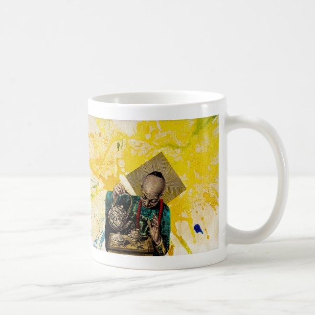 Tea Man av Michael Moffa Kaffemugg (Höger)