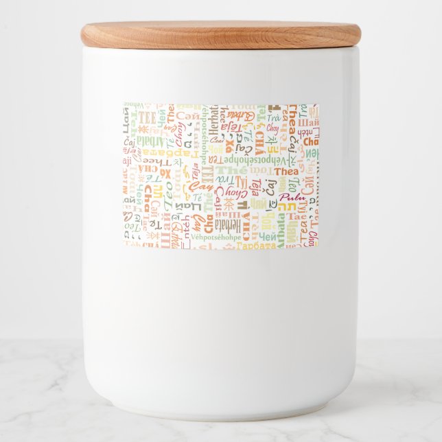 Tea Mat Etiketter (Framsida)