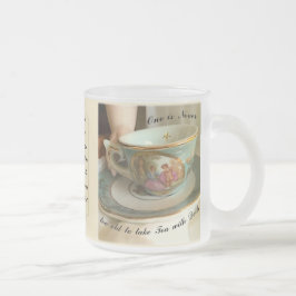 Tea med Dolls Frosted Glass Mugg