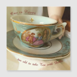 Tea med dolls Magnetic Card
