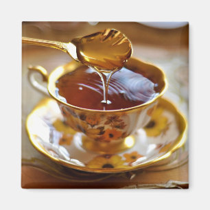 Tea med honungmagneten magnet