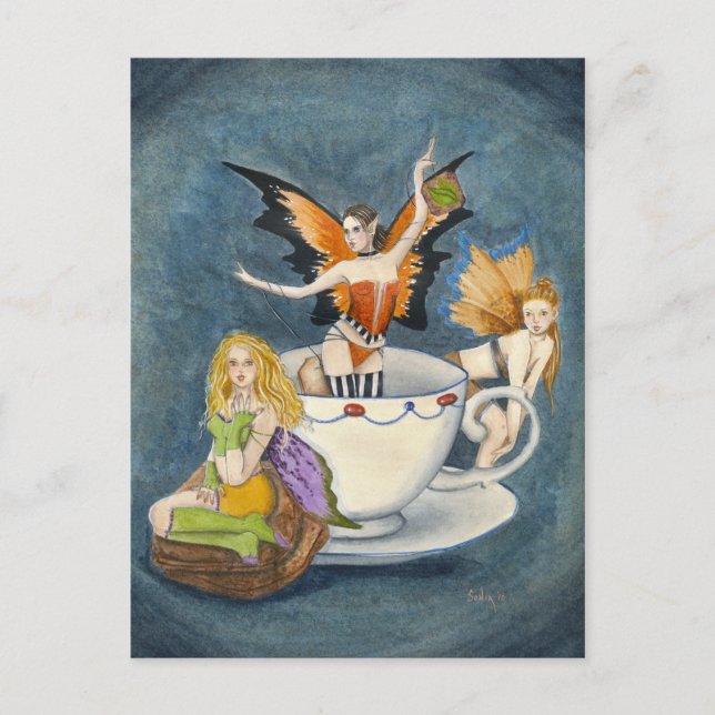 Tea med vykort för påbud (Framsida)