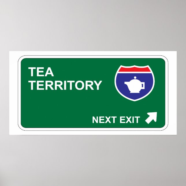 Tea Next Exit Poster (Framsidan)