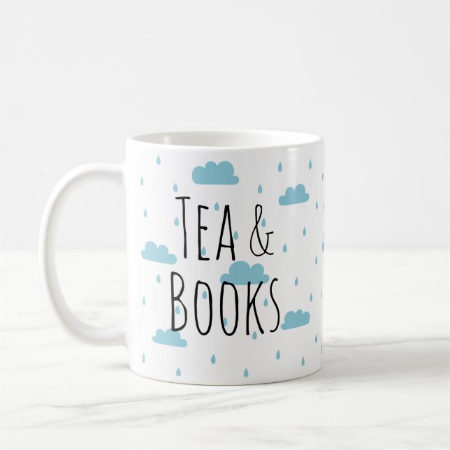 Tea och Bokar Kaffemugg (Vänster)