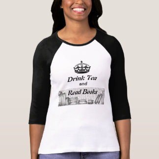Tea och bokar t-shirt