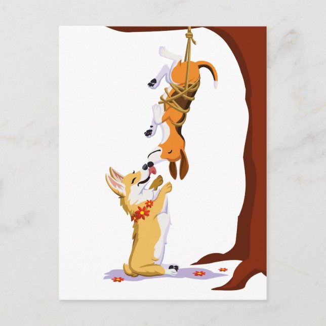 Tea och Crumpet Vykort (Framsida)