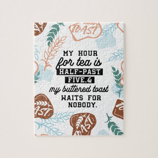 Tea och filtrerade citattecken pussel (Vertikal)