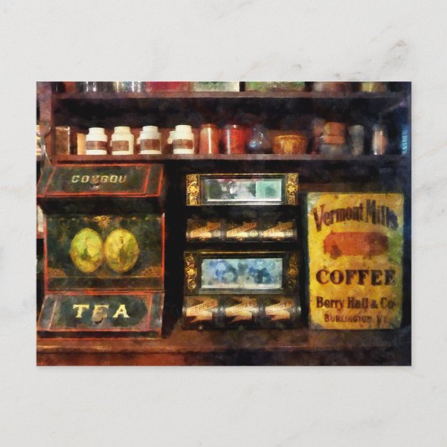 Tea och kaffe vykort (Framsida)