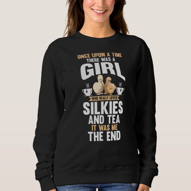 Tea och Silkie Chickens T Shirt (Framsida)