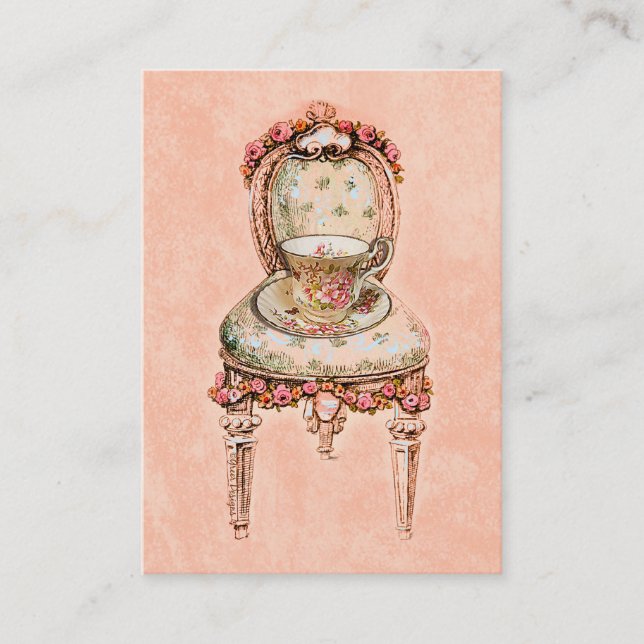 Tea och symfoni visitkort (Framsida)