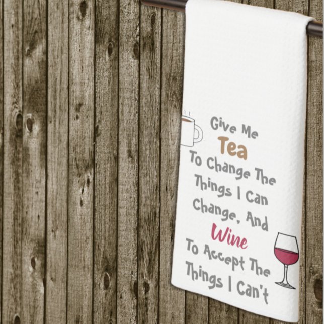 Tea och Vin Kökshandduk (Skapare uppladdad)