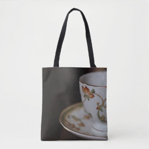 Tea på chokladtoto tygkasse
