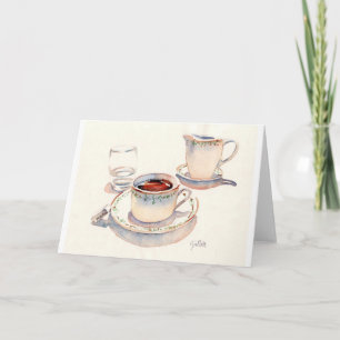 Tea på Ritzen, Paris Kort