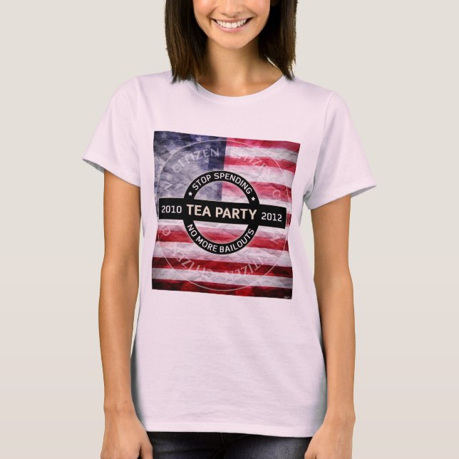 Tea Party 2010-2012 T-shirt (Framsida)