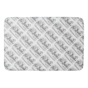 Tea Party Alice i Wonderland Thed Bath Mat Badrumsmatta