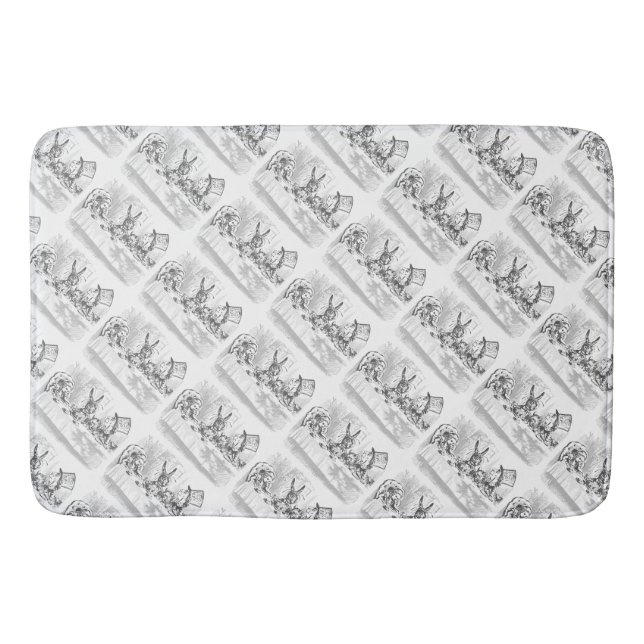 Tea Party Alice i Wonderland Thed Bath Mat Badrumsmatta (Framsidan)