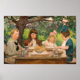 Tea Party av Jessie Wilcox-Smith Poster