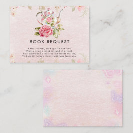 Tea Party Baby Shower Bokar för Baby Tilläggskort