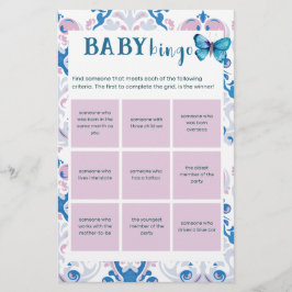 Tea party Baby Shower Game Ice Bingo Lakan