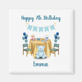 Tea Party Birthday Magnet Gift