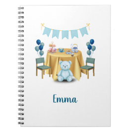 Tea Party Birthday Notebook Gift Anteckningsbok