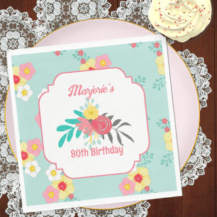 Tea Party Birthday Pappersservett