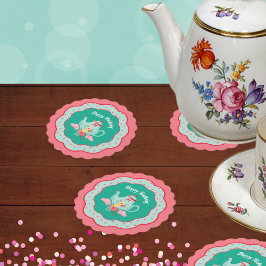 Tea Party Birthday Underlägg Papper
