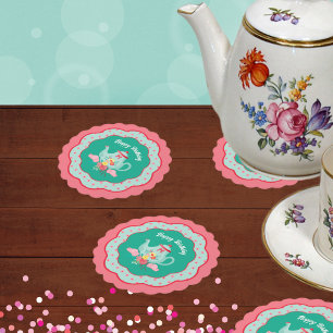 Tea Party Birthday Underlägg Papper
