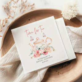 Tea Party Bröllopsdusch Pappersservett