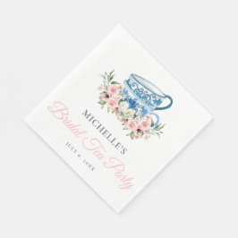 Tea Party Bröllopsdusch Pappersservett