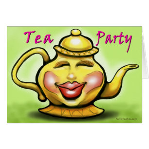 Tea Party Card Hälsningskort