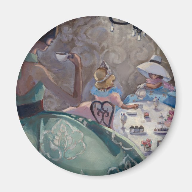 Tea Party efter Trish Biddle Magnet (Framsidan)