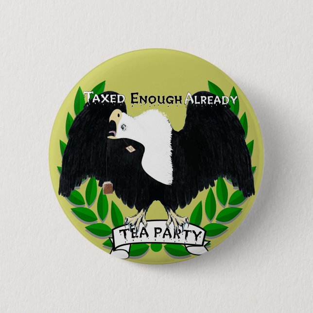 TEA Party förnödenheter Knapp (Framsida)