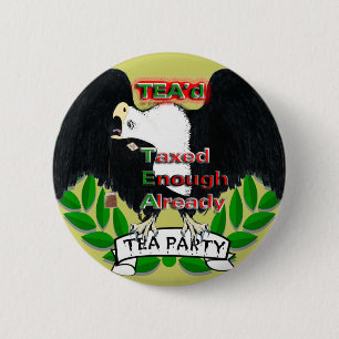 TEA Party förnödenheter Knapp