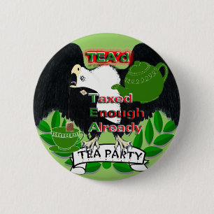 TEA Party förnödenheter Knapp