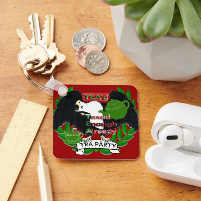 TEA Party förnödenheter Nyckelring (Skrivbord)