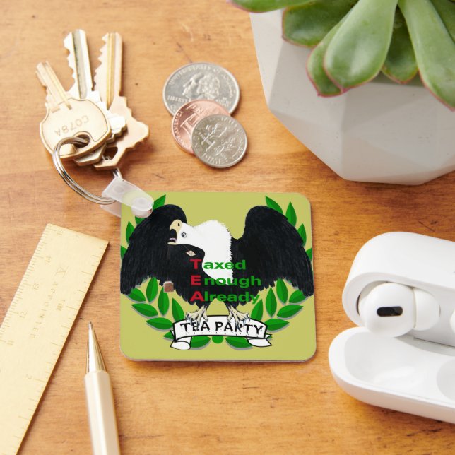 TEA Party förnödenheter Nyckelring (Skrivbord)