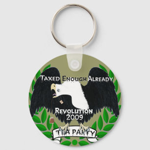 TEA Party förnödenheter Nyckelring
