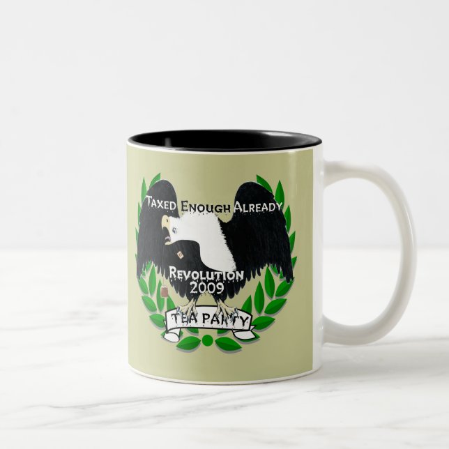 TEA Party förnödenheter Två-Tonad Mugg (Höger)