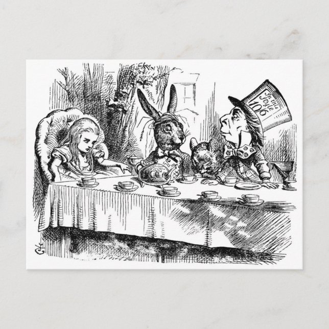 Tea Party & Galenhet Vykort (Framsida)