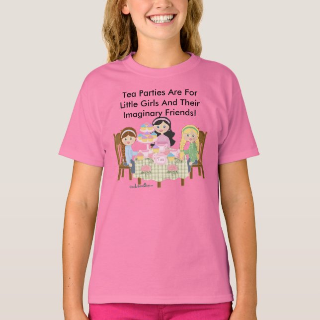 Tea Party Girls Baby Doll (Passande) T-shirt (Framsida)