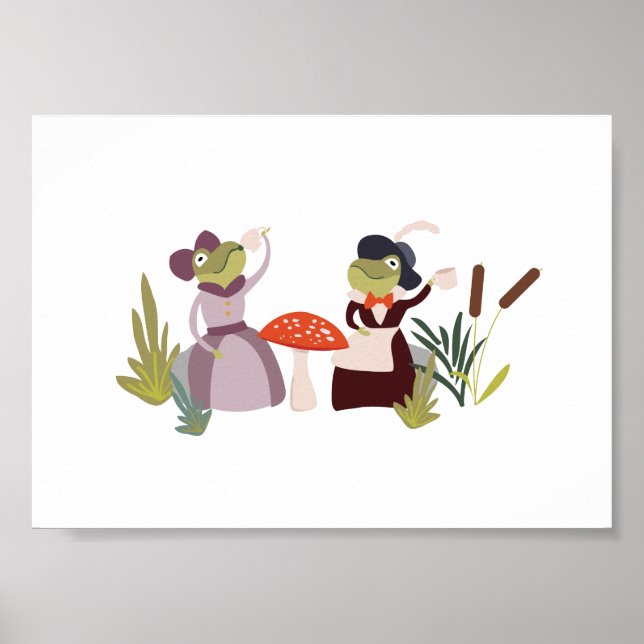 Tea Party i Grog Land Poster (Framsidan)